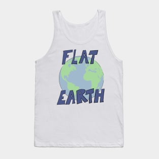 Flat earth Tank Top